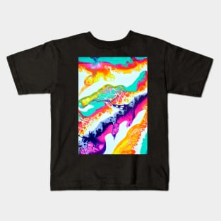 "Rainbow Pour" Kids T-Shirt